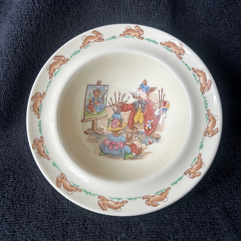 Rare antique 1954 Bunnykins bowl